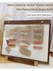 Retro Hand-Account Style Nail Art Display Board: Wearable Nail Tips & Gel Color Showcase Stand