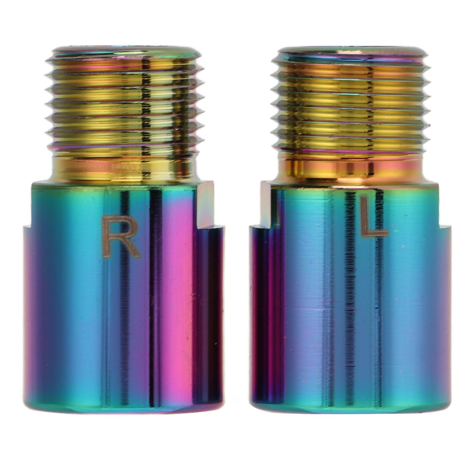 

2Pcs/set Mountain Bike Pedal Extenders Chrome Molybdenum Steel Bicycle Pedal Extender 20mm Colorful