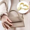 Bag Closure Purse Lock Clasps Heart Shape Bag Lock Clasp Metal Turn Lock Buckles Hardware Bag Accessories