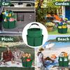 Nova Cesta Dobrável de Armazenamento de Grande Capacidade 17L para Lavagem de Carros, Sacola de Piquenique, Jardim, Praia com Alça Externa, Bolsa Organizadora de Limpeza