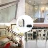 4pcs Stainless Steel Glass Clamp Adjustable Glass Bracket Fish Mouth Railing Glass Clip Durable Glass Fixed Sandwich Board