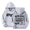 Children's Hooded Gradient Printed Long Sleeved Sweatshirt Loose Women's Sweatshirt  Sweatshirt