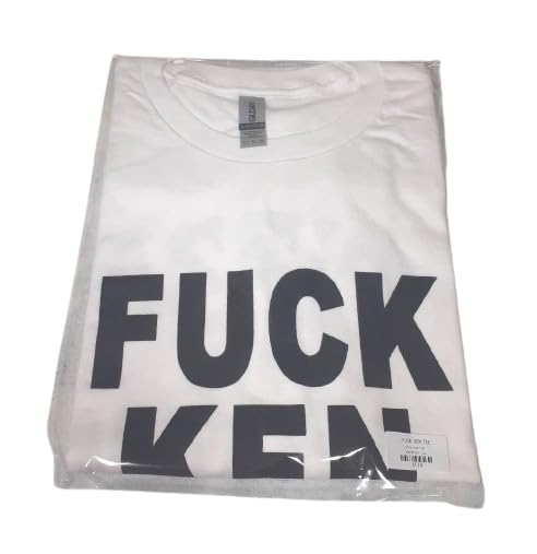 PIZZA OF DEATH T-shirt KEN YOKOYAMA/FUCK KEN TEE/WHITE XL