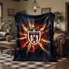 Sunderland Fußball Druck Flanell Decke Weich Warm Sofa Bett Überwurf für Zuhause Büro Schlafzimmer