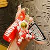 Cartoon Astronaut Charming Keychain Durable Silicone Key Ring For Friends And Family Gifts