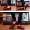 Men's Shoes Men's Canvas Shoes One Foot Stirrup Men's Casual Shoes Breathable Old Beijing Cloth Shoes