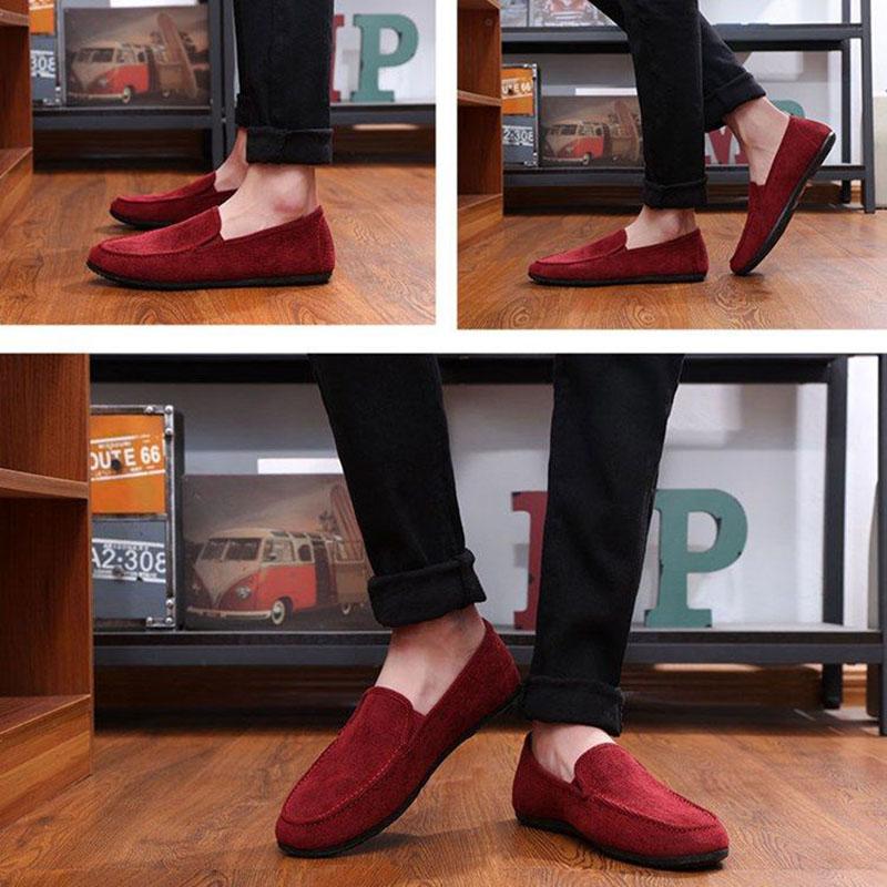 Men's Shoes Men's Canvas Shoes One Foot Stirrup Men's Casual Shoes Breathable Old Beijing Cloth Shoes
