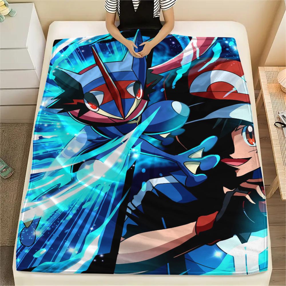 Flanelová deka s motivem Pokémonů, Vysoce kvalitní, Pohodlná pro všechna roční období, Domácí dekorace, Teplo a pohodlí, Perfektní jako dárek.
