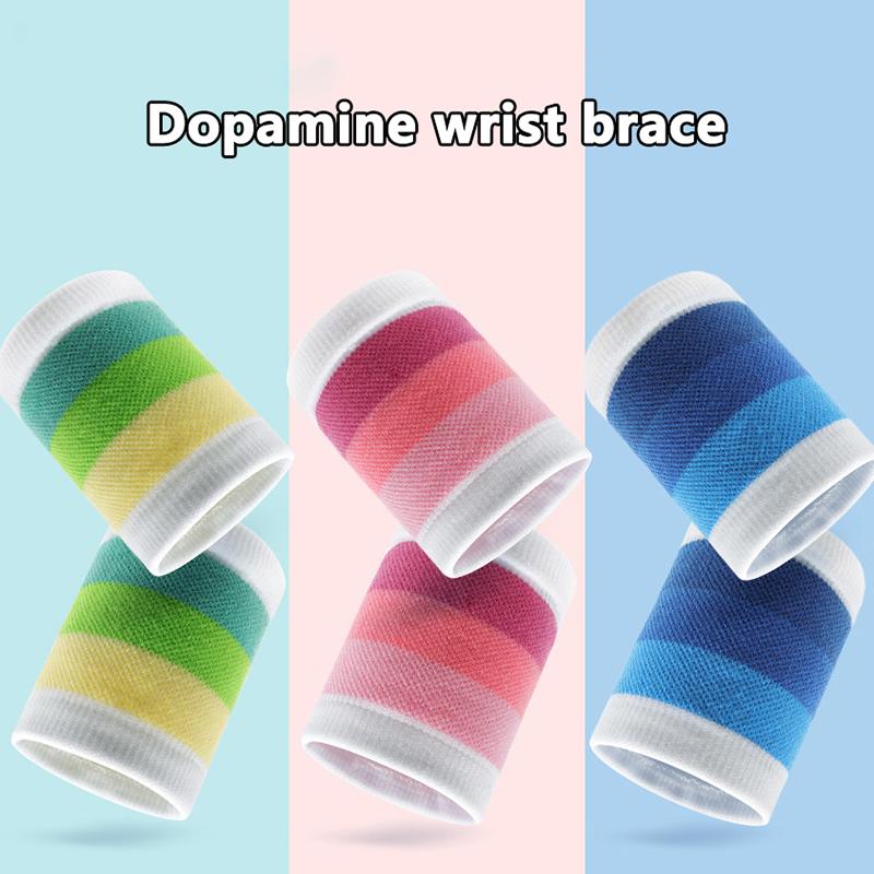 1/2Pcs Sports Wrist Strap Unisex Sweat-wicking Breathable Wrist Guard Badminton Tennis Basketball Fitness Practical Accessories