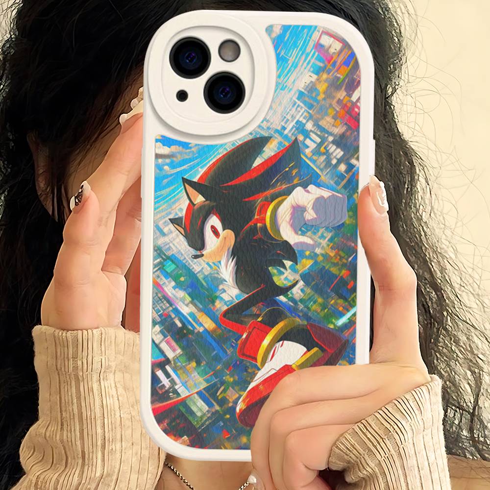 

Game S-Sonic Movie Anime Phone Case Hard Leather For IPhone 14 13 16 Mini 15 14 11 12 Pro Max Plus Fundas iphone X