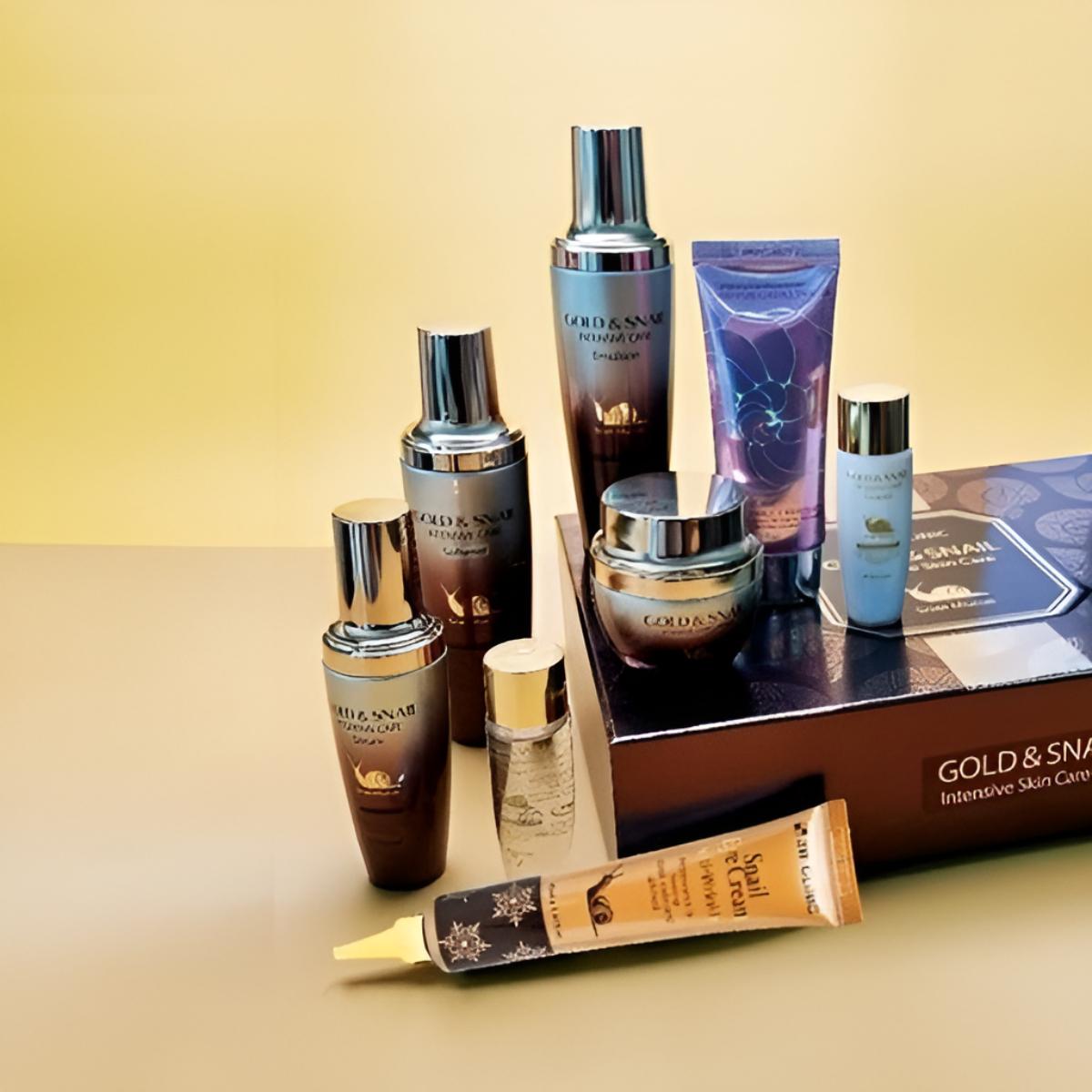 

3w Clinic Интенсивный уход за кожей Gold Snail, набор из 6 предметов (Основной товар 6 шт. + Подарок 2 шт.) 1 Set