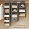 Multi-Layer Hanging Fabric Storage Bag for Clothes and Sundries