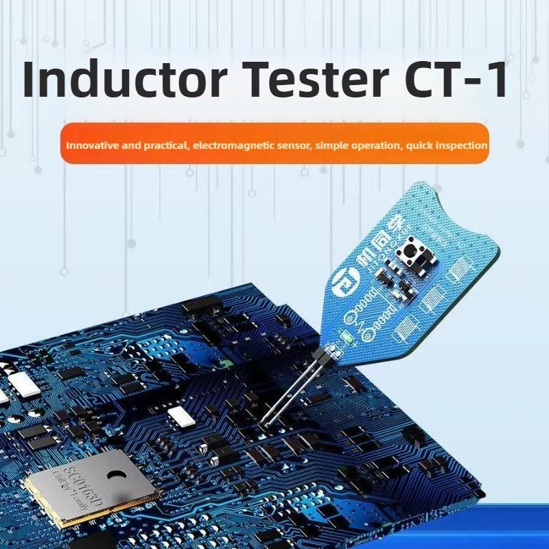 CT-1 Motherboard Coil Tester Inductor Detector Tool for PC Repair Electromagnetic Induction Quick Fault Check
