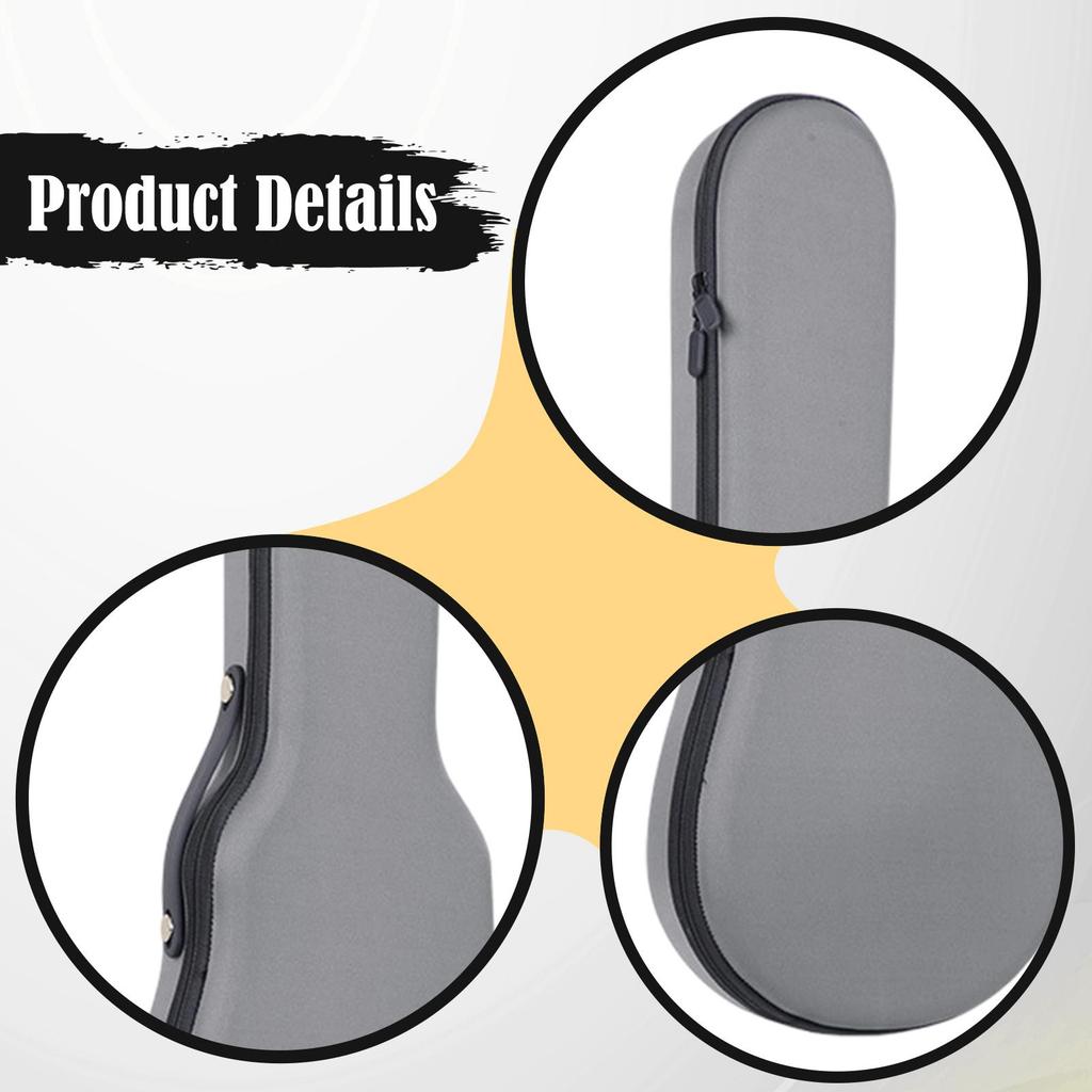 Heavy Duty EVA Foam Ukulele Case Adjustable Shoulder Strap Shockproof Gig Bag Cover for 2