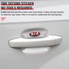 4PCS Car Door Handle Protection 3D Sticker Emblem Decoration For KIA Ceed Sportage Rio K5 k6 K7 K8 Optima Cerato Proceed Venga Sedona Forte