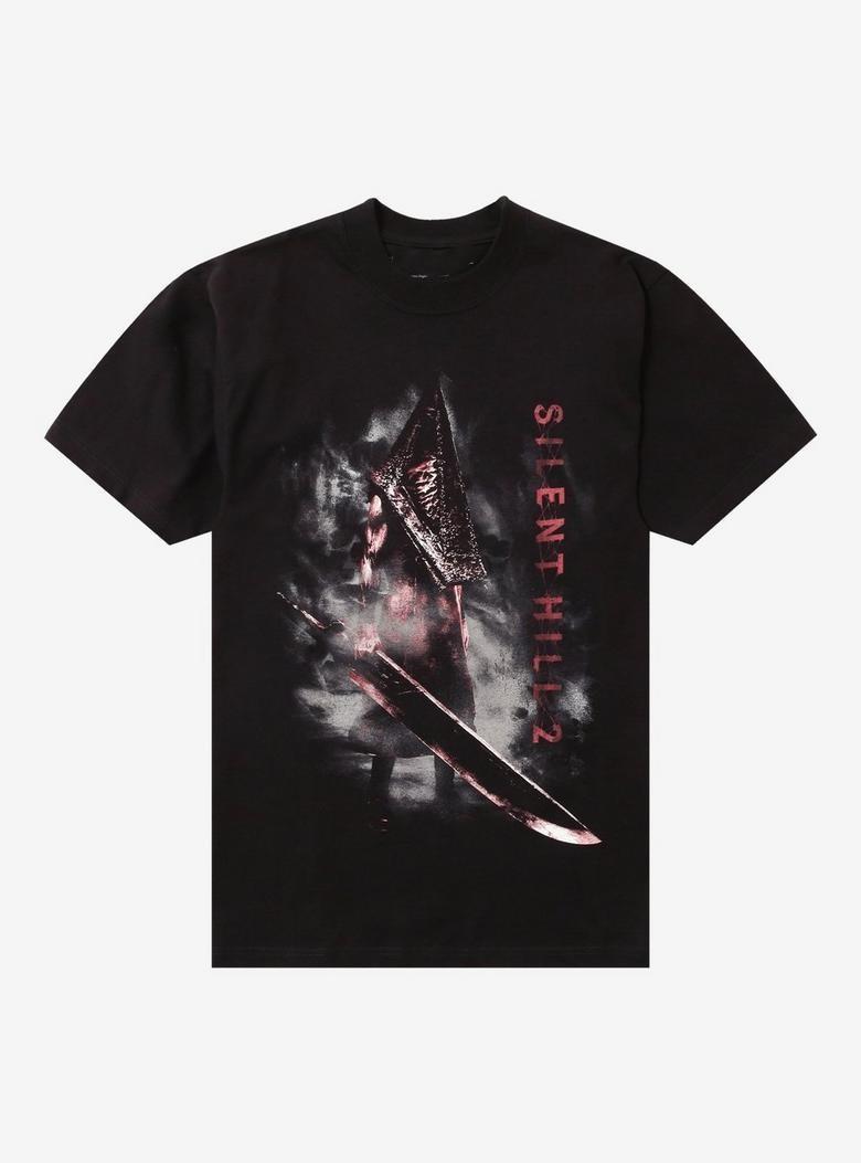 

Silent Hill 2 Printed Short-sleeved T-shirt, Modern Style Top, Fashionable Sporty Streetwear, Casual Cotton T-shirt, Unisex -... S разноцветный
