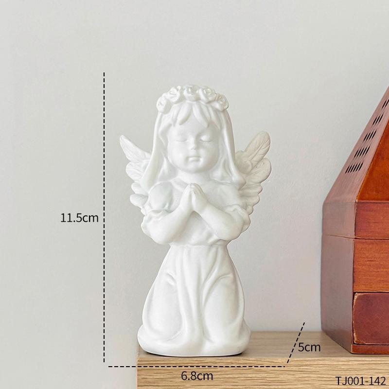 Европейский Ретро Ангел-Молитвенник Украшение для Обеденного Стола Орнамент Ангел Статуя Украшение для Дома и Сада
