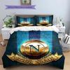 SSC Napoli Custom Name Pattern Bedding,Quilt Set Quilt Cover Pillowcase Home Birthday Gift(1 * duvet cover + 2 * pillowcase, without core)