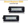 For VW GTi Golf 4 5 6 7 MK4 MK5 MK6 MK7 Passat B7 CC EOS Scirocco Beetle 2PCS LED Number License Plate Lights With Canbus