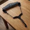 Saxophone Neck Strap with Metal Hook Adjustable Cord Design, Custom Fit, for Rehearsals Brown