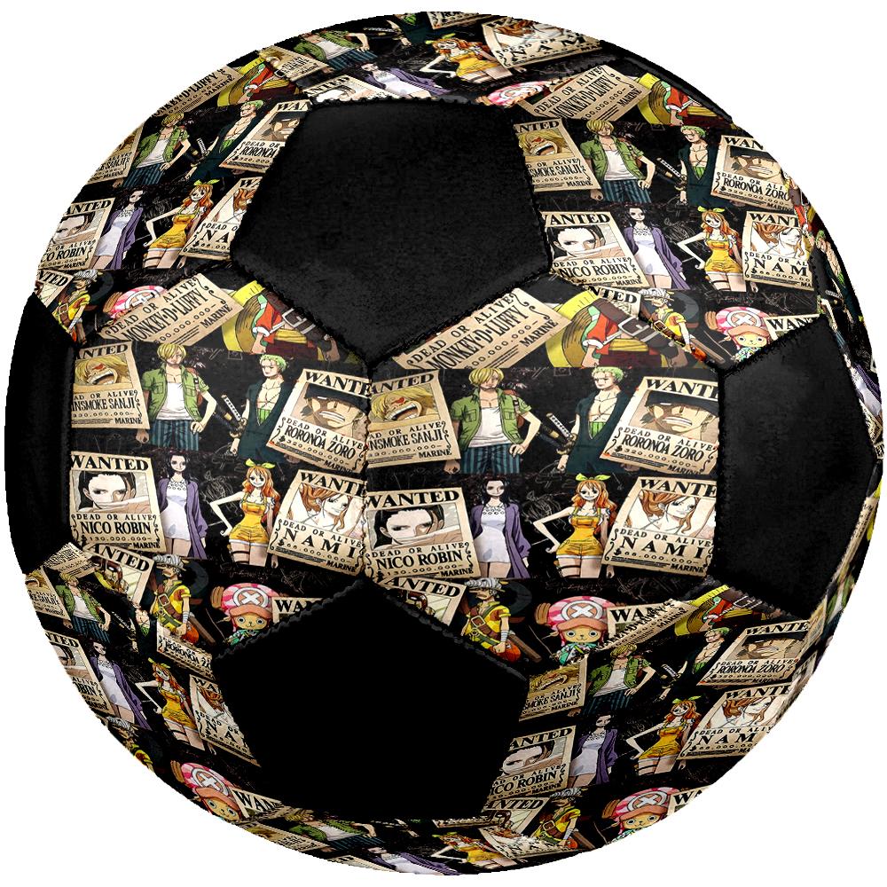 1pc Anime One Piece Football Soccer Ball Size 5 Indoor Soccer Ball Fashion Colorful  Backyard Game -Great For Sports Fans Gift HE54