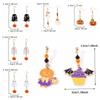 Ghost Halloween Earrings Zinc Zinc Alloy Ghost Dangle Earrings Exquisite Pumpkin Ear Studs  Party