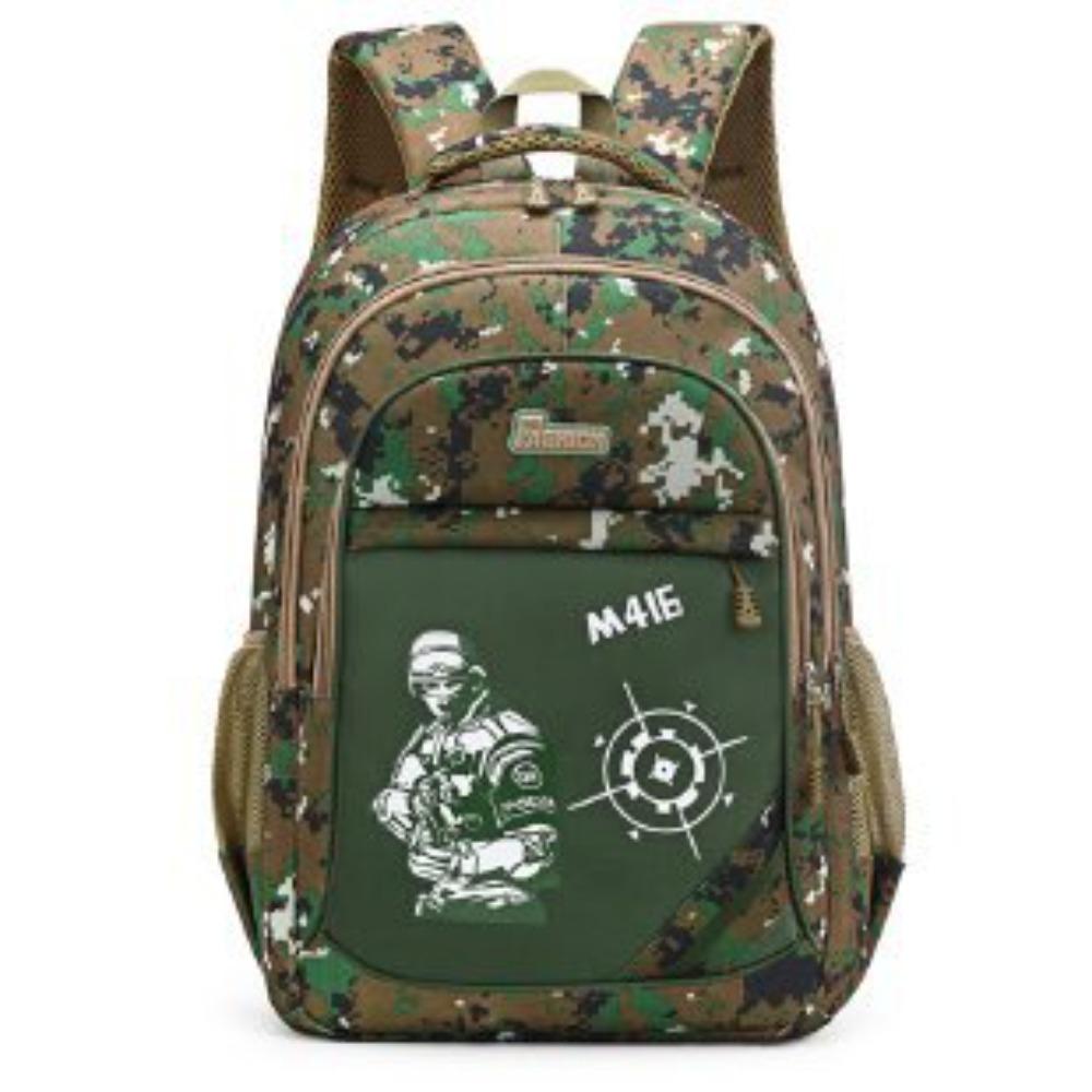 Large Capacity Men's Backpack Camouflage Outdoor Backpack Junior High School Student School Bag Leisure Travel Bag