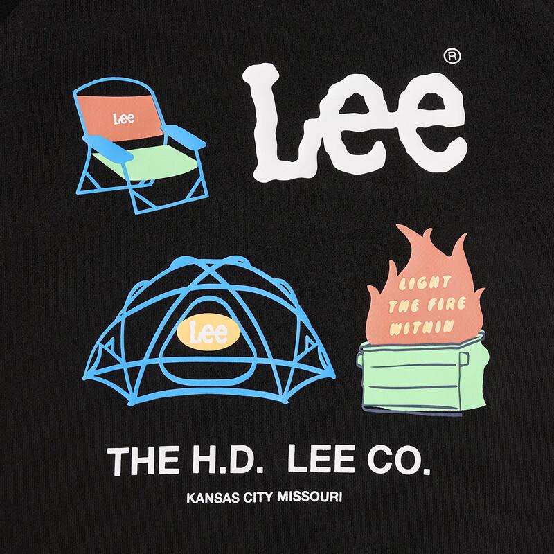 Lee Kids Kids' Casual Dropped Shoulder Hooded Sweatshirt