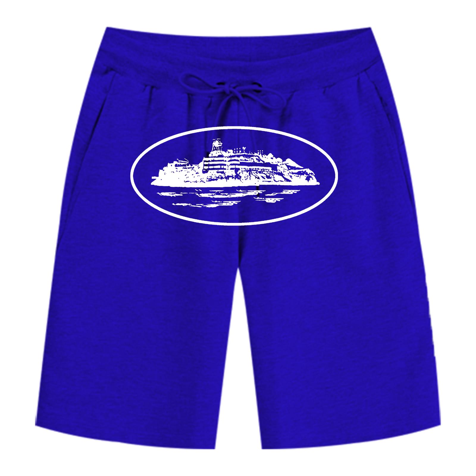 

Повсякденні шорти для бігу на відкритому повітрі унісекс з еластичними шнурками S синій