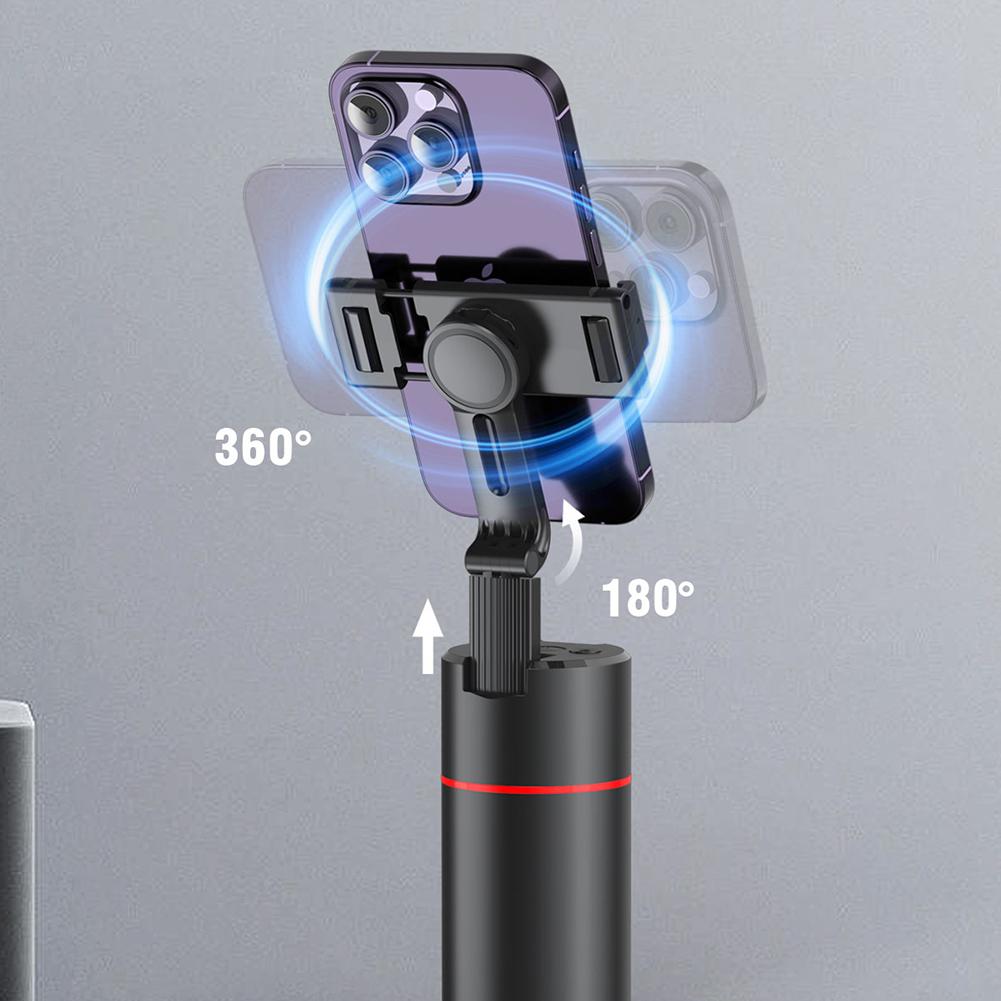 Automatisk spårning Telefonhållare 360° Rotation Handhållen Huvudstabilisator Gestkontroll Uppföljning Panorering Tilt för Tiktok Videoinspelning