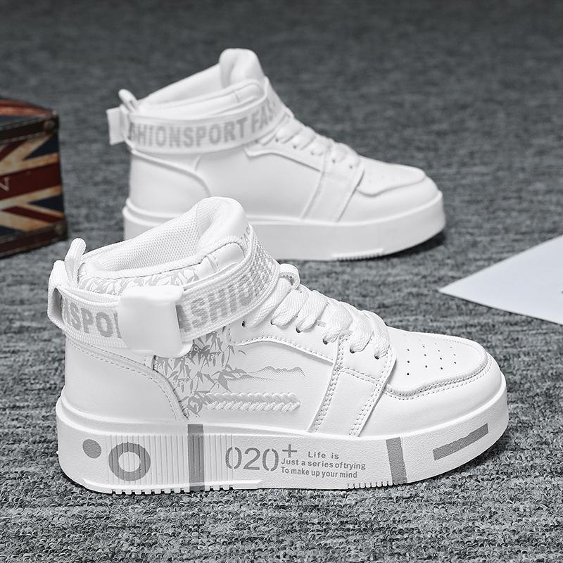 Klassenkamerad Jahr alt lässig Eltern-Kind Segeltuchschuhe High-Top Sportschuhe Junge Schüler trendig Mädchen
