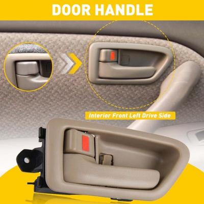 Left Driver Side Ide Door Handle Front Rear Beige For 1997-2001 Toyota Camry