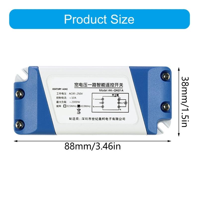 Multipurpose Remotes Control Light Switches 86 Type for Easy Homes Lighting Management and Enhances Convenience