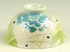 Arita Ware, Teisen Kiln, Lustre Rose Pattern, Pair of Tea Bowls (husband and Wife's Tea Bowls)
