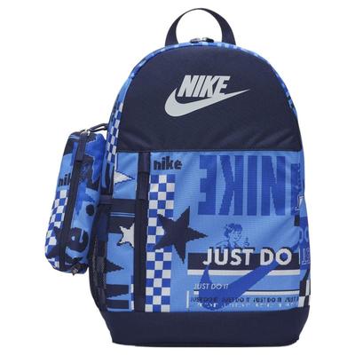 Polyester Backpack Regular Men's Marine Blue Casual