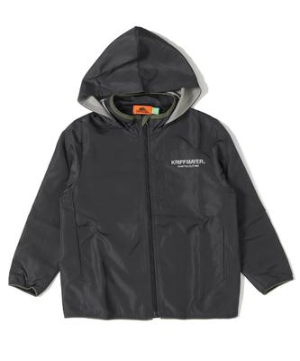 Cliff Mayer Shaka Jacket with Stowable and Size Charcoal Hood, Outerwear, Kids' Juniors' Unisex, 150,