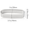 A55F-6Pcs Oval Tartlet Molds French Dessert Mousse Fruit Pie Tart Ring Quiche Cake Mold