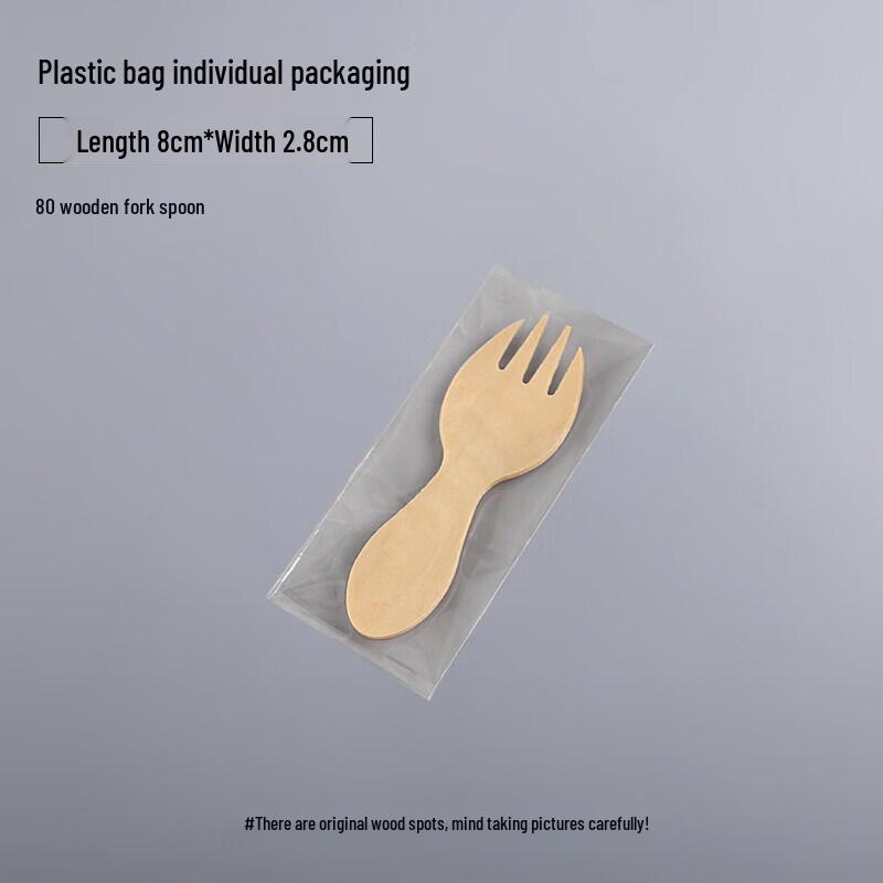 Disposable Wooden Dessert Spoon
