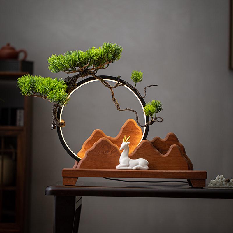 Zen Pine Ornaments for Home and Office Decor