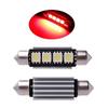 1 Par 41 mm 42 mm 5050 4SMD LED Festoon Lights Felfri bil interiör kupolljus