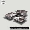 Commercial Stainless Steel Rectangular Food Pan