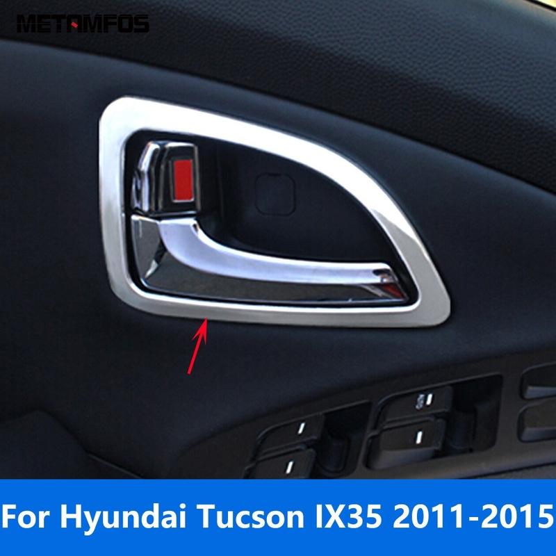 For Hyundai Tucson IX35 2011 2012 2013 2014 2015 Matte Interior Door Handle Bowl Panel Cover Trim Frame Accessories Car Styling