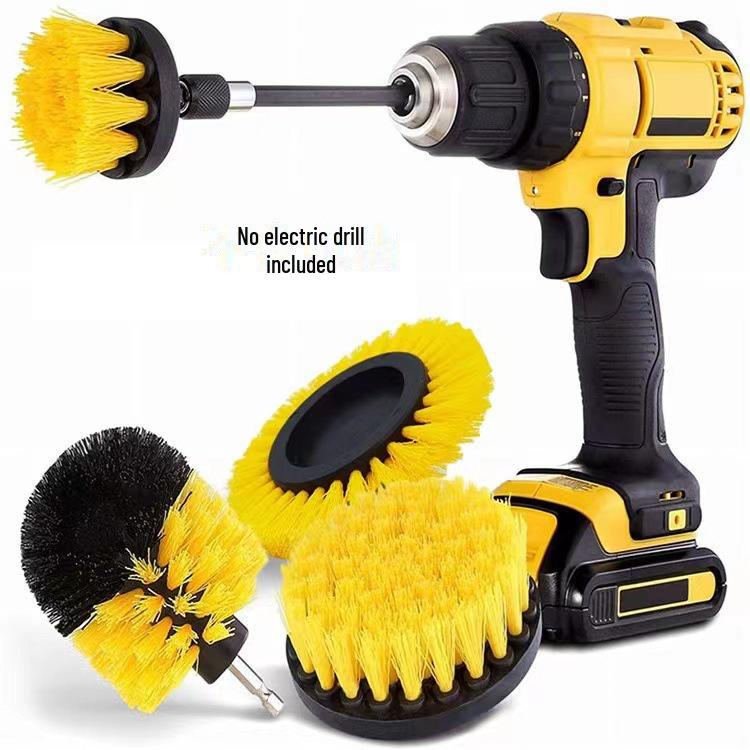 Brosse de nettoyage électrique multifonctionnelle: Perceuse-visseuse pour le polissage du carrelage, de la salle de bain et de la voiture
