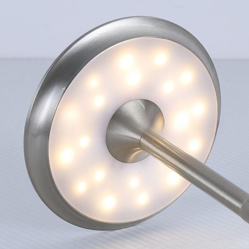 1 Stuk Volledig Aluminium Touch Bureau Lamp Hotel Restaurant USB Opladen I-vormige Lamp Metalen Lamp Decoratieve Eenvoudige Kleine Bureau Lamp
