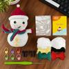 Knitting Kit Knitting Accessories With Yarn Hook Pre-Started Crochet Start Kit For Teens Women Men Home Relaxation Holiday