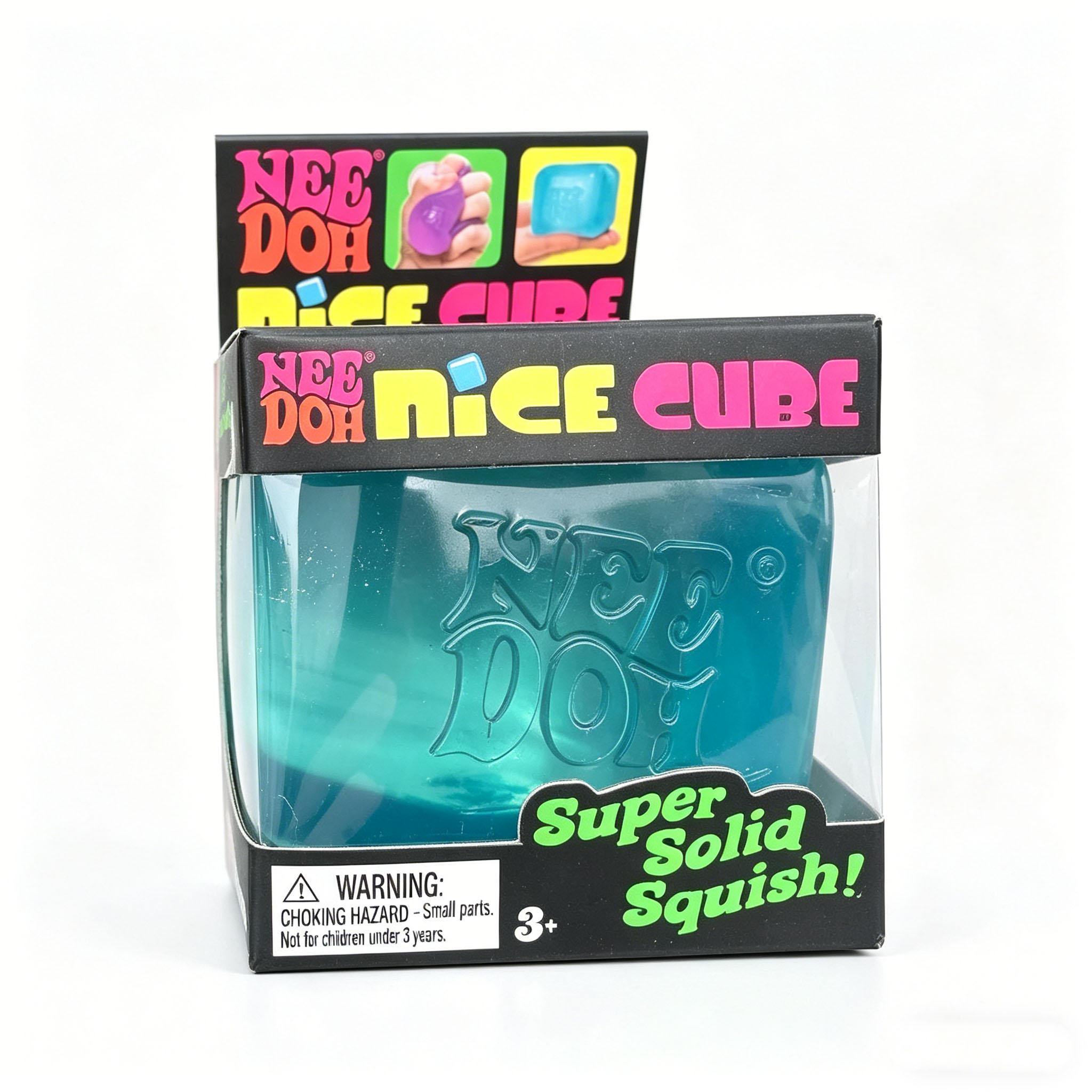 

Needoh Nice Cube Кубик для снятия тревоги, Сенсорный кубик, Сниматель стресса, Игрушка-фиджет для концентрации на стол для взрослых и детей