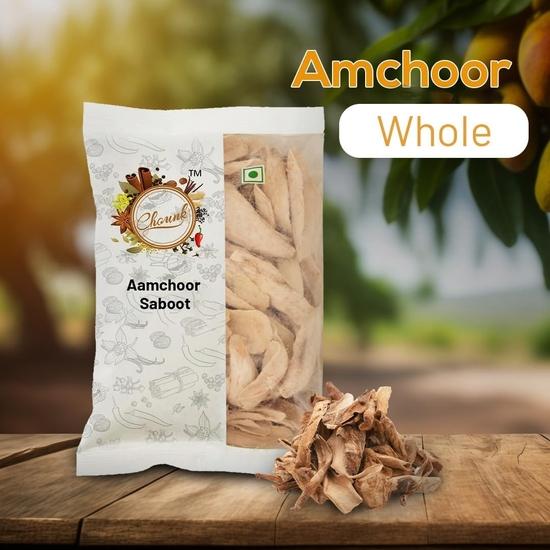 Chounk Dried Amchoor Whole | Amchur Dried Mango Slice | Natural Amchur Sabut with No Added Preservatives - 400 Grams