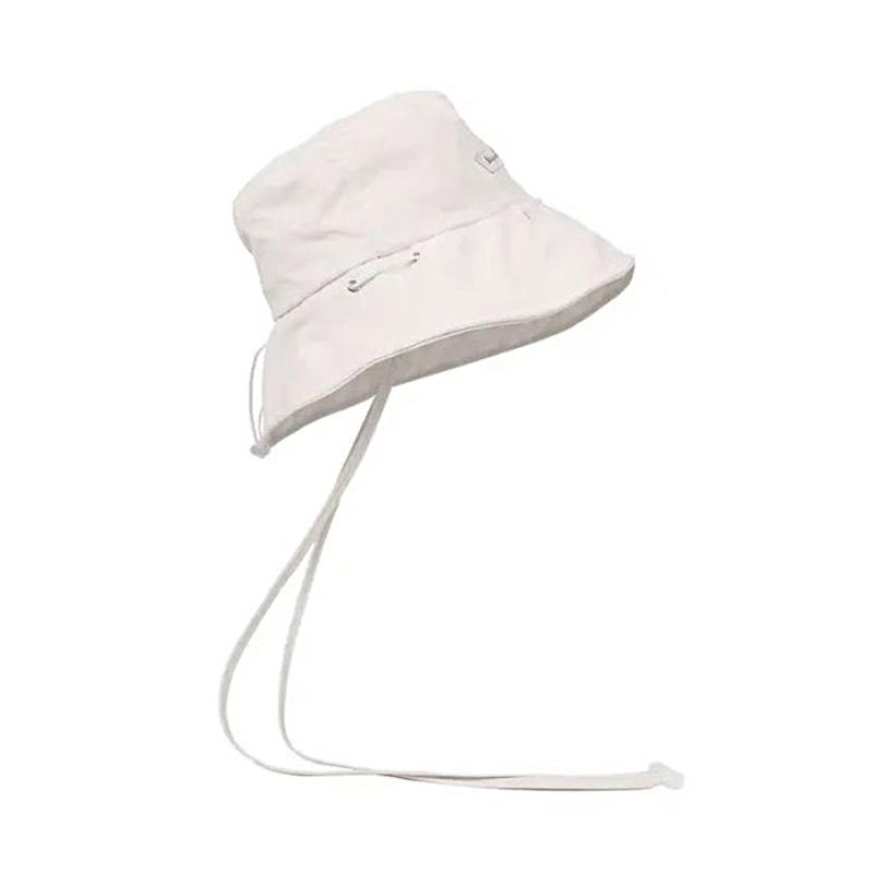Women/Men Colorful Bucket Hat Sun Hat Breathable Sun Protection Korean Style Large Brim Adjustable Size 54-58cm