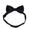 Korean Style Double Layered Bow Tie for Men & Women – Formal Wedding Wear, Solid Color Bowknot