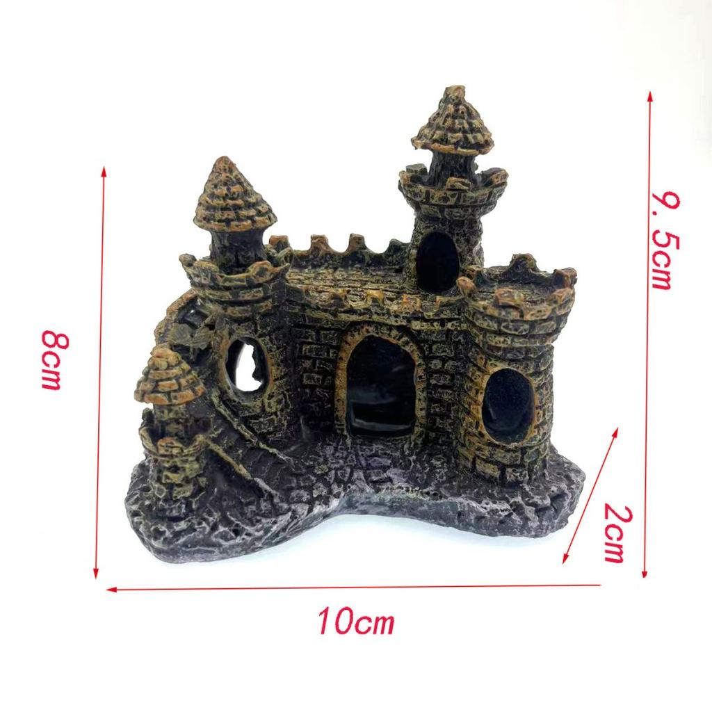 Submerged Lighthouse Fish Partner Environmental Friendly Resin Fish Tank Decoration Water Tank DIY Landscape Decoration Supplies